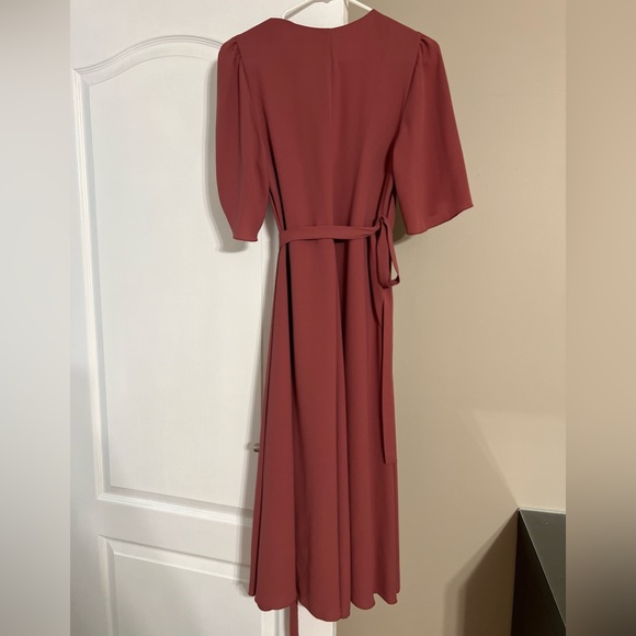 Aritzia rose coloured wrap dress! Worn twice. - Picture 4 of 4